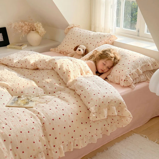 Housse de Couette Gaze de Coton | 4 Saisons