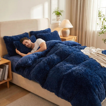 Parure de Lit 220x240 | Peluche Luxe