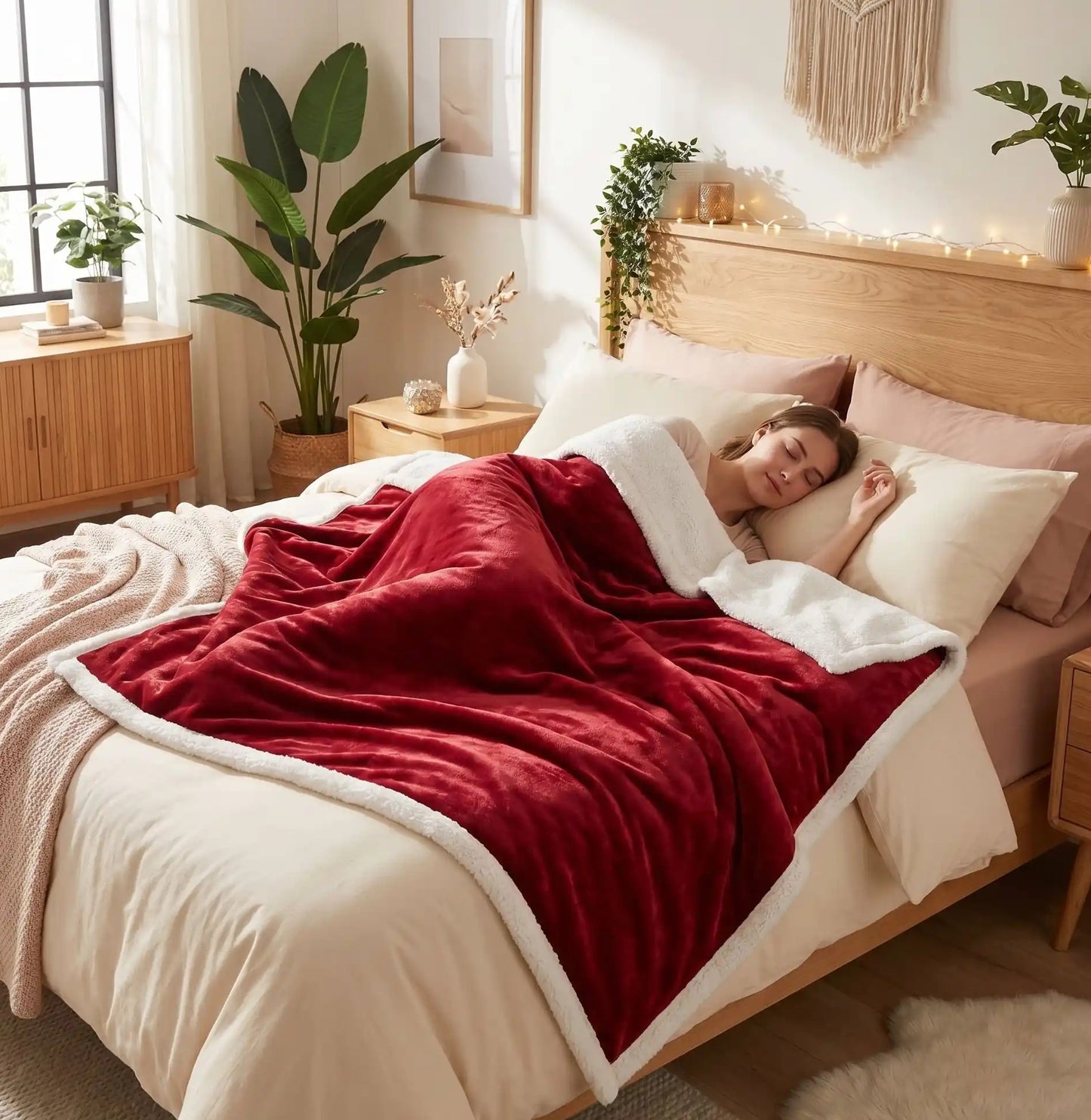 Couverture chauffante | Velours
