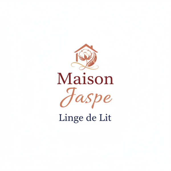 Logo Maison Jaspe - Linge de Lit bleu marine
